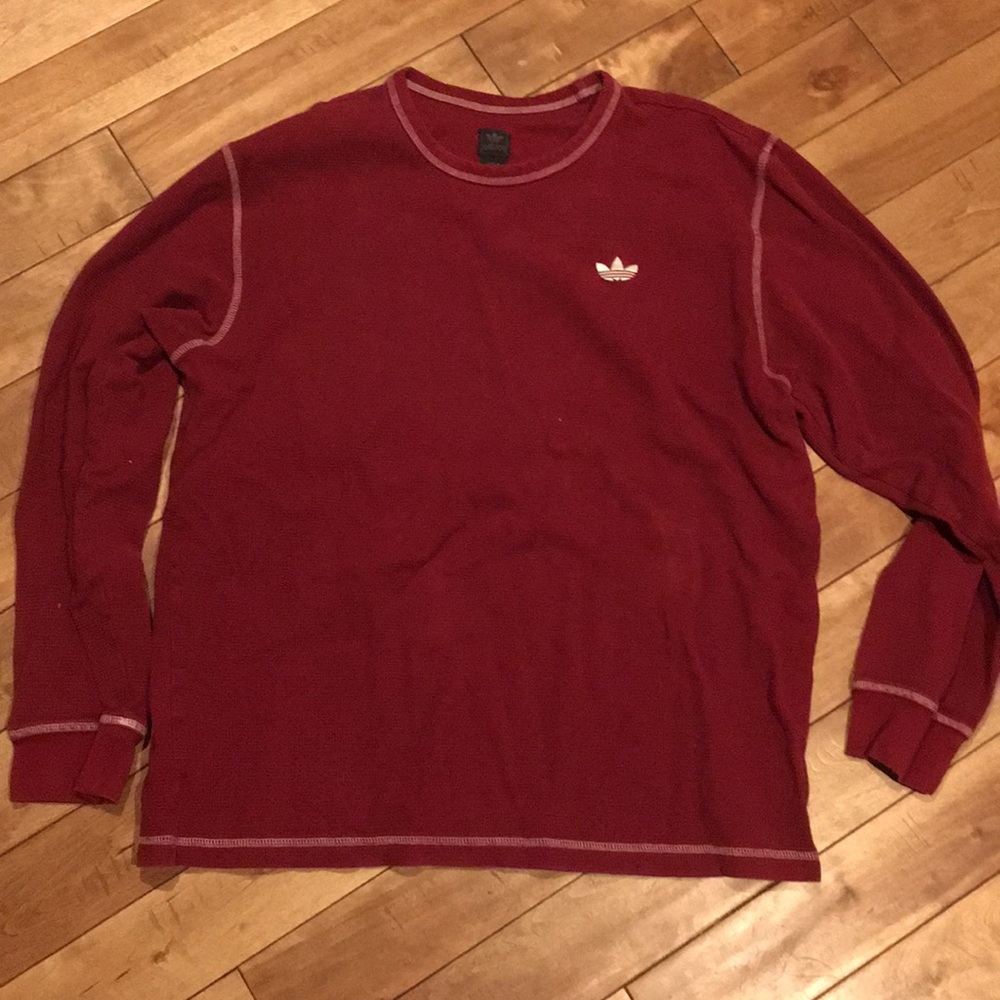 Red Adidas Long sleeve